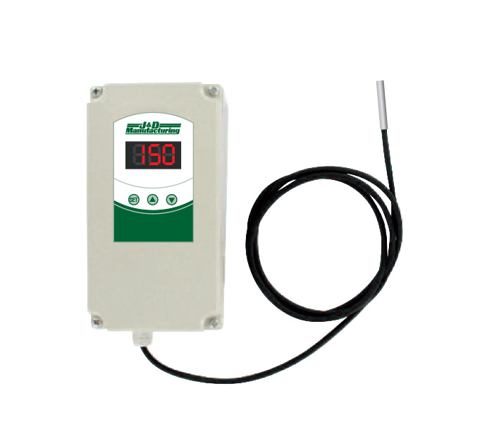 J&D Weatherproof Single Stage Digital Thermostat - Controls